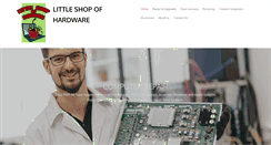 Desktop Screenshot of littleshopofhardware.com